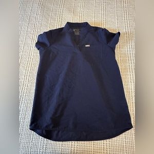 Figs scrub top technical collection xs navy